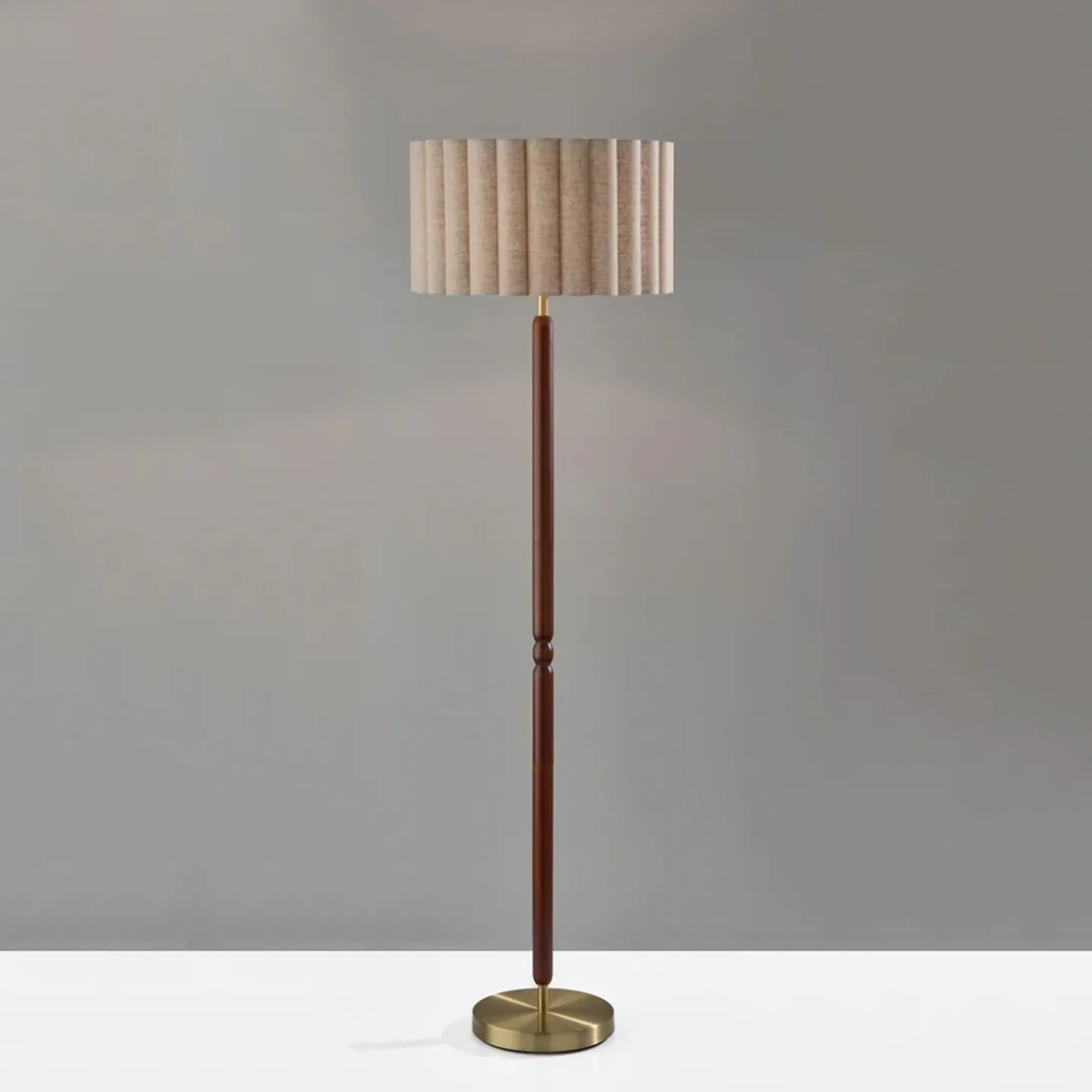 Gamia Fabric Shade Floor Lamp — detail image 1